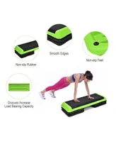 Costway Fitness Aerobic Step Cardio Adjust 4'' - 6'' - 8''