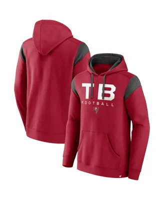Men's Fanatics Red Tampa Bay Buccaneers Call The Shot Pullover Hoodie