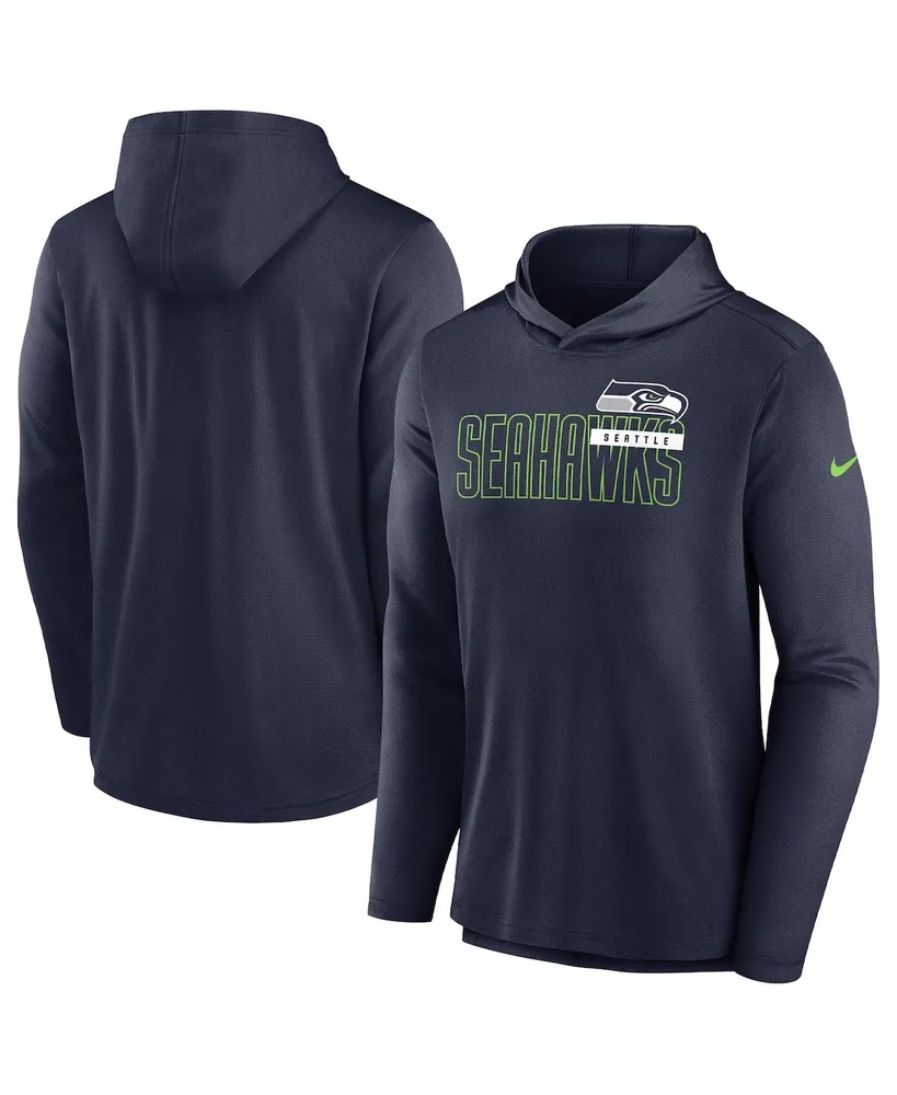 Nike Men's Seattle Seahawks Sideline Therma-FIT Pullover Hoodie - Green - L (Large)