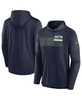 Men's Nike College Navy Seattle Seahawks Performance Team Pullover Hoodie