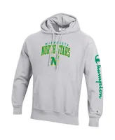 Men's Champion Heather Gray Minnesota North Stars Reverse Weave Pullover Hoodie