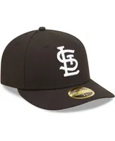 Men's New Era St. Louis Cardinals Black, White Low Profile 59FIFTY Fitted Hat