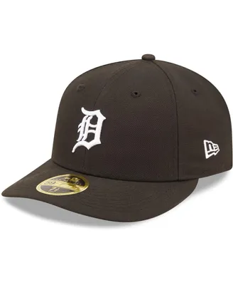 Men's New Era Detroit Tigers Black, White Low Profile 59FIFTY Fitted Hat