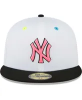 Men's New Era White York Yankees Neon Eye 59FIFTY Fitted Hat
