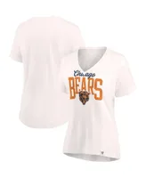 Women's Fanatics Oatmeal Chicago Bears Motivating Force V-Neck T-shirt