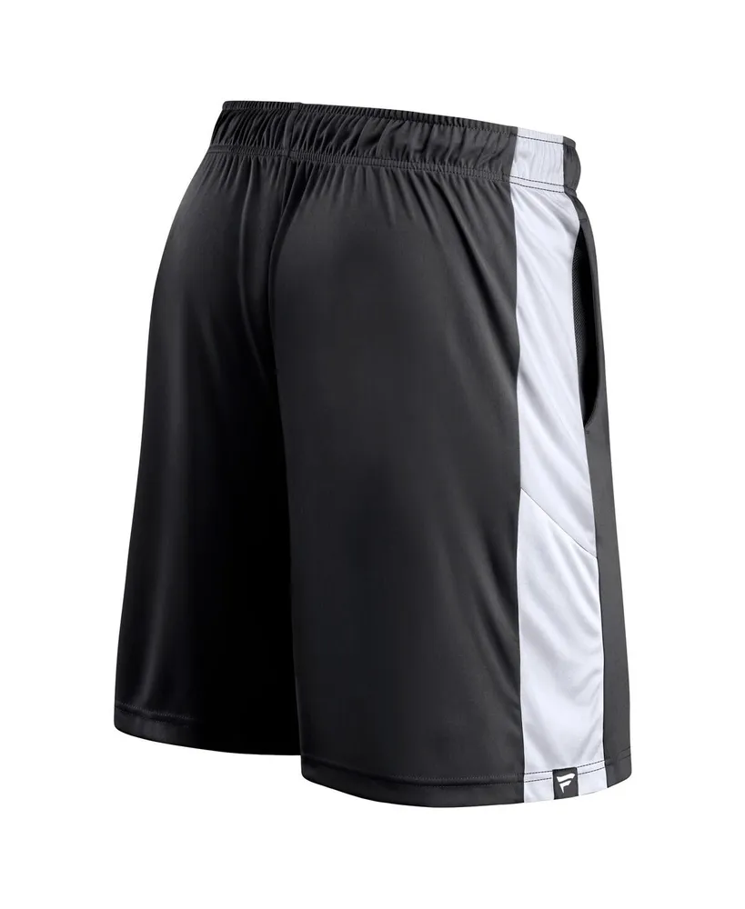 Men's Fanatics Black Brooklyn Nets Champion Rush Colorblock Performance Shorts