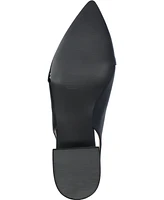 Journee Collection Women's Bertie Two Tone Slingback Flats