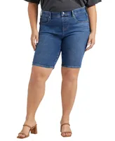 Jag Plus Size Maya Mid Rise Shorts