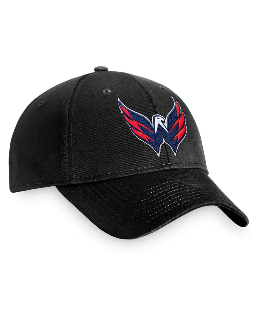 Men's Fanatics Black Washington Capitals Core Adjustable Hat
