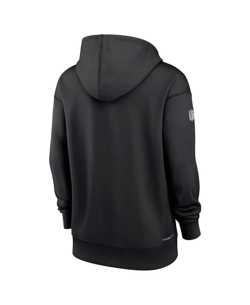 Women's Nike Black Seattle Seahawks 2022 Nfl Crucial Catch Therma Performance Pullover Hoodie