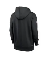 Women's Nike Black Seattle Seahawks 2022 Nfl Crucial Catch Therma Performance Pullover Hoodie