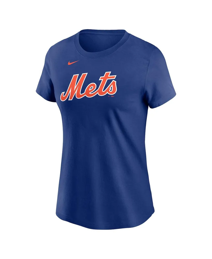 Women's Nike Justin Verlander Royal New York Mets 2023 Name and Number T-shirt