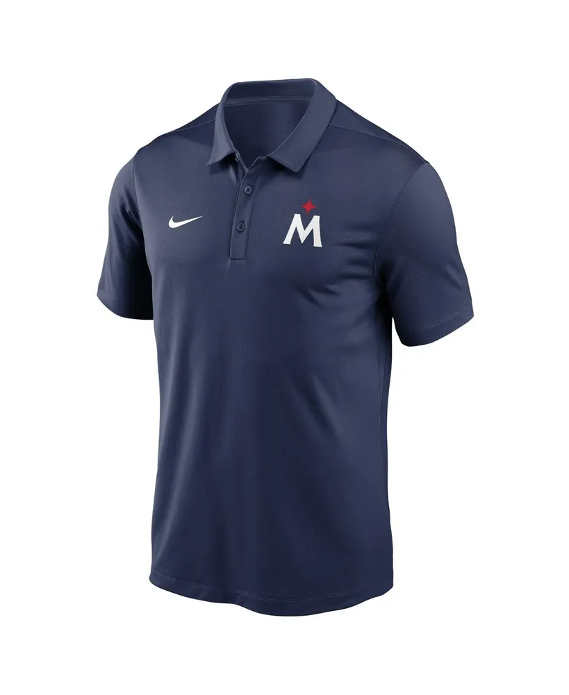 Men's Nike Navy Minnesota Twins 2023 Agility Logo Franchise Performance Polo Shirt