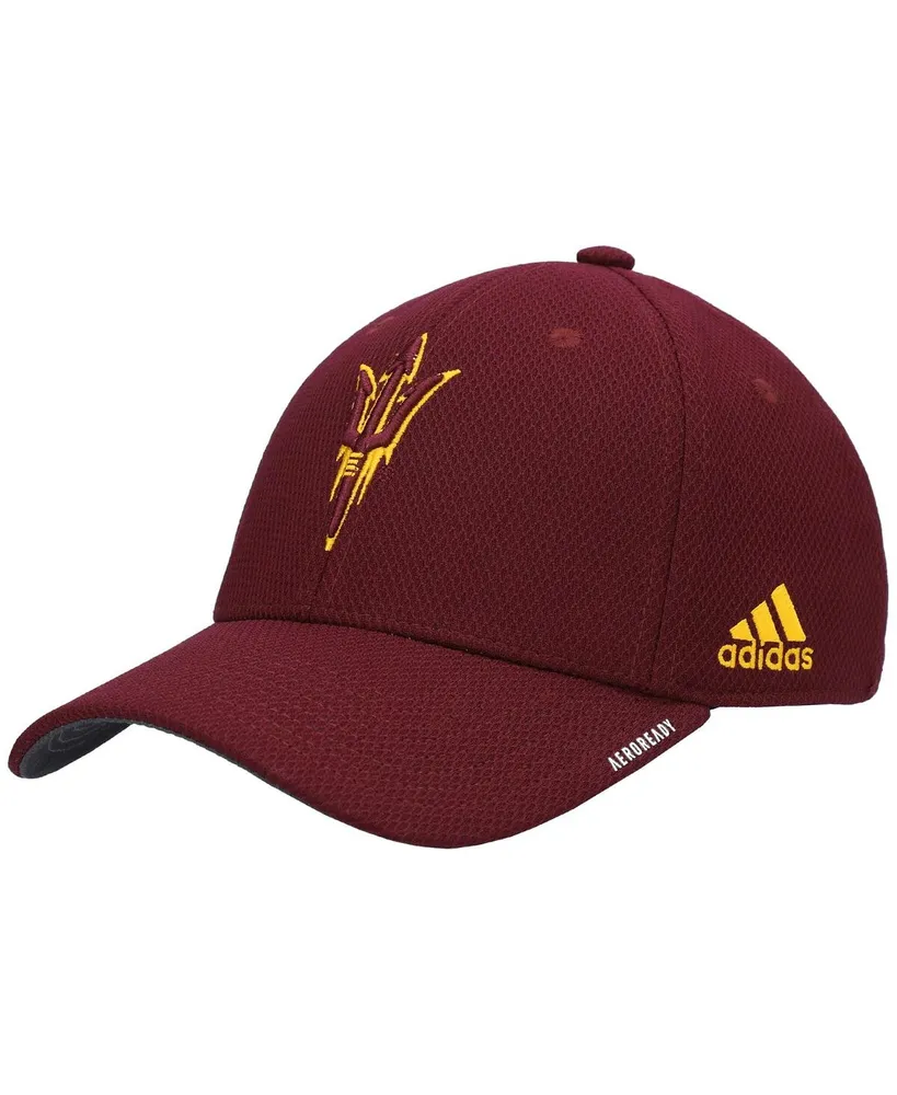 Men's adidas Maroon Arizona State Sun Devils 2021 Sideline Coaches Aeroready Flex Hat