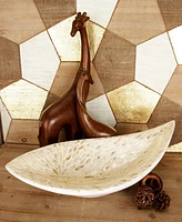 Rosemary Lane Mother of Pearl Tray, 22" x 6" x 10"