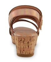Dkny Big Girls Open Toe Wedge Sandals