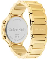 Calvin Klein Women's Multifunction Gold-Tone Stainless Steel Bracelet Watch 38mm