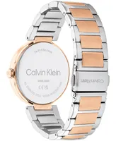 Calvin Klein Women's 2-Hand Two-Tone Stainless Steel Bracelet Watch 36mm