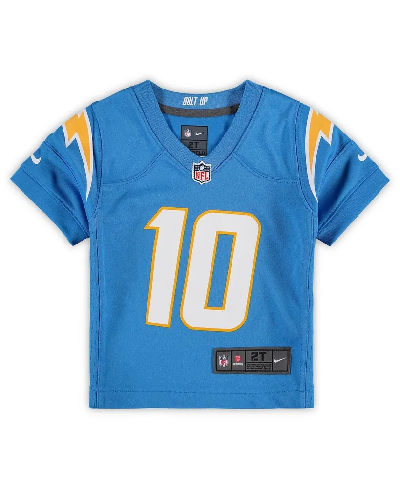 Toddler Boys and Girls Nike Justin Herbert Powder Blue Los Angeles Chargers Game Jersey