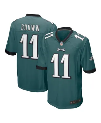 Men's Nike A.j. Brown Midnight Green Philadelphia Eagles Player Game Jersey