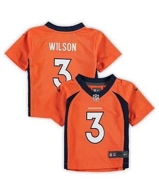 Infant Boys and Girls Nike Russell Wilson Orange Denver Broncos Game Jersey