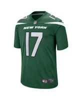 Men's Nike Garrett Wilson Green New York Jets Player Game Jersey