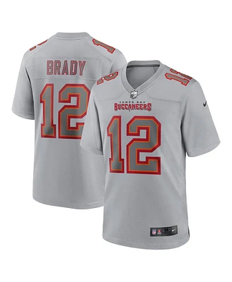 Men's Nike Tom Brady Gray Tampa Bay Buccaneers Atmosphere Fashion Game Jersey