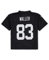 Preschool Boys and Girls Nike Darren Waller Black Las Vegas Raiders Game Jersey