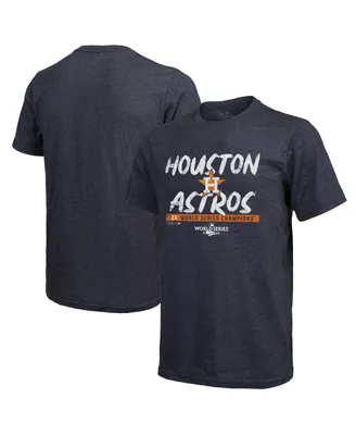 Majestic Men's Threads Navy Houston Astros 2022 World Series Champions Still Here Tri-Blend T-shirt