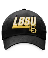 Men's Top of the World Black Long Beach State 49ers Slice Adjustable Hat