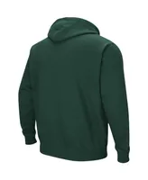 Men's Colosseum Green Michigan State Spartans Big and Tall Arch & Logo 2.0 Pullover Hoodie