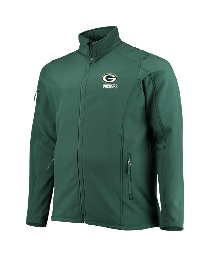 Men's Dunbrooke Green Green Bay Packers Big and Tall Sonoma Softshell Full-Zip Jacket