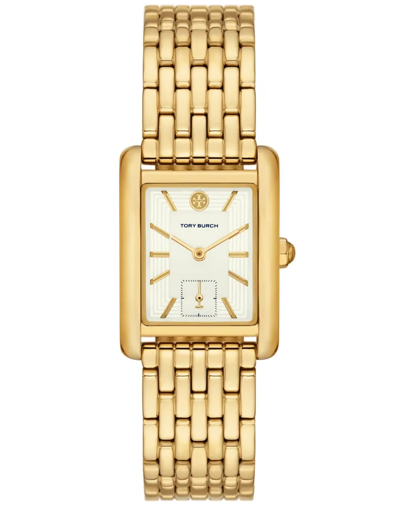 Tory Burch Women's Eleanor Gold-Tone Stainless Steel Bracelet Watch 34mm