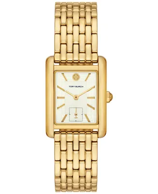 Tory Burch Women's Eleanor Gold-Tone Stainless Steel Bracelet Watch 34mm