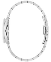 Bulova Women's Duality Diamond (1/8 ct. t.w.) Stainless Steel Bracelet Watch Box Set 34mm