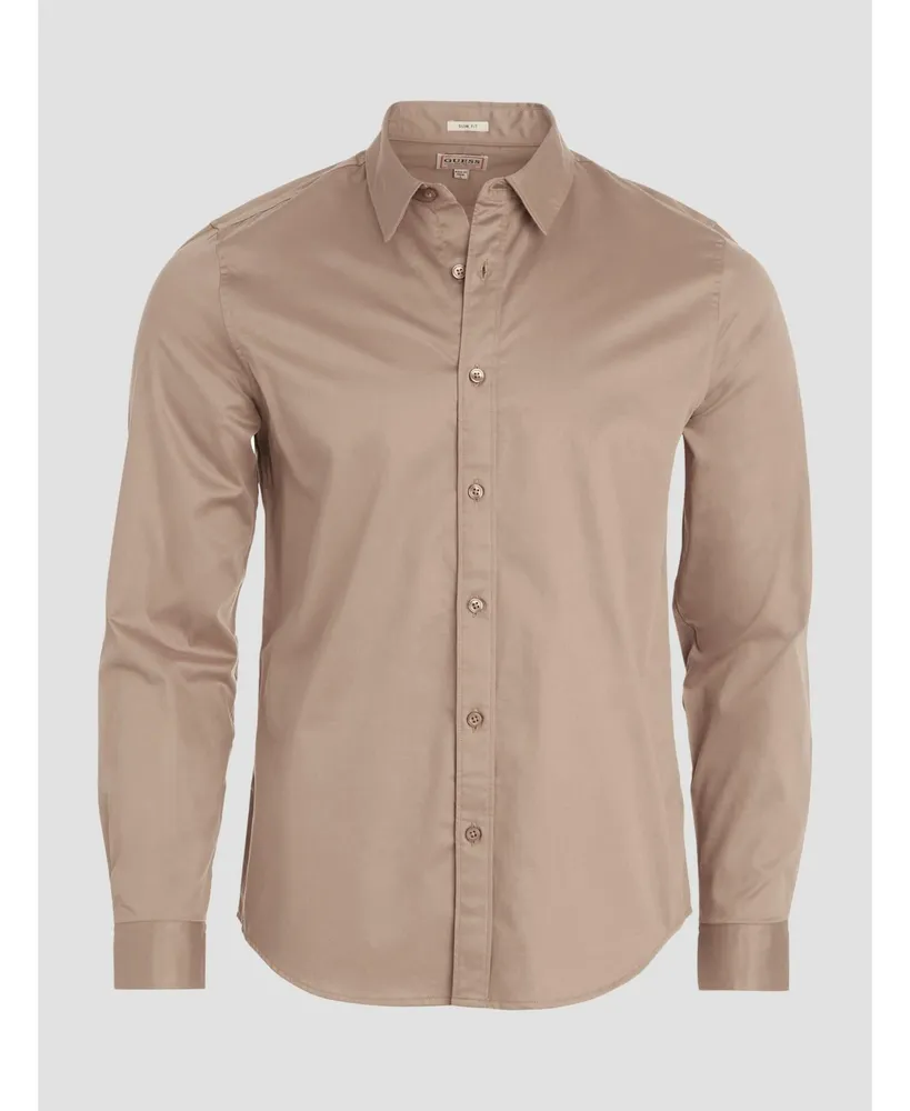 Guess Men's Luxe Stretch Long Sleeves Shirt