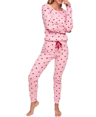 Adore Me Women's Muriel Pajama Long-Sleeve Top & Legging Pajama Set