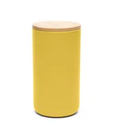 Waggo Dog Simple Solid Treat Jar Hello Yellow