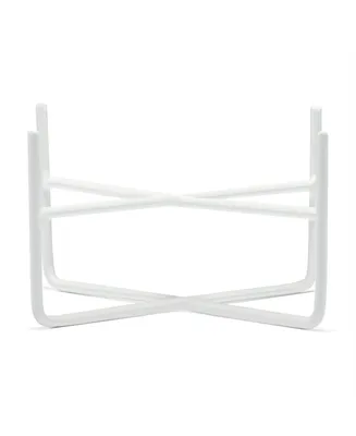 Waggo Dog Simple Solid Stand - Matte White - Large