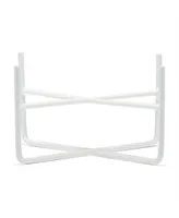 Waggo Dog Simple Solid Stand - Matte White - Large