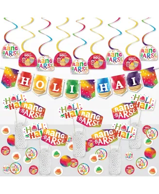 Holi Hai Festival of Colors Party Decoration Kit Decor Galore Party Pack 51 Pc