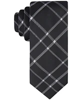 Calvin Klein Men's Stitch Plaid Tie