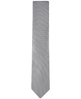 Calvin Klein Men's Silver-Spun Solid Tie