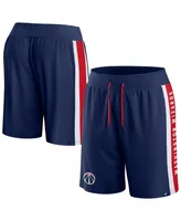 Men's Fanatics Navy Washington Wizards Referee Iconic Mesh Shorts