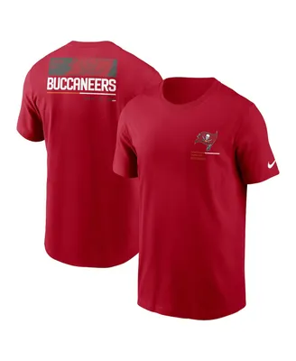 Men's Nike Red Tampa Bay Buccaneers Team Incline T-shirt