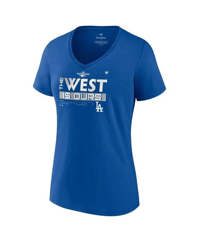 Los Angeles Dodgers Fanatics Branded Women's Mound T-Shirt - Royal