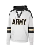 Men's Colosseum Army Black Knights Lace-Up 4.0 Pullover Hoodie