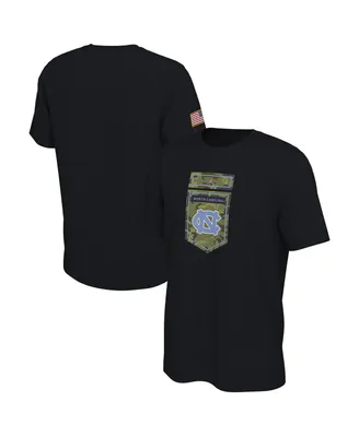 Men's Jordan Black North Carolina Tar Heels Veterans Camo T-shirt