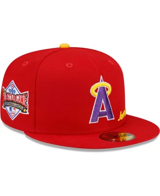 Men's New Era x Just Don Red Los Angeles Angels 1989 Mlb All-Star Game 59FIFTY Fitted Hat