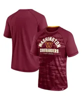 Men's Fanatics Burgundy Washington Commanders Hail Mary Raglan T-shirt